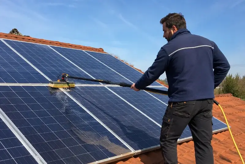 Nettoyage et entretien de panneaux solaires à Condrieu